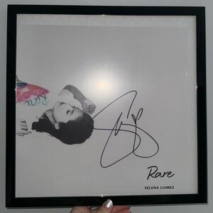 SIGNED RARE SELENA GOMEZ Vinyl **Insert Only**